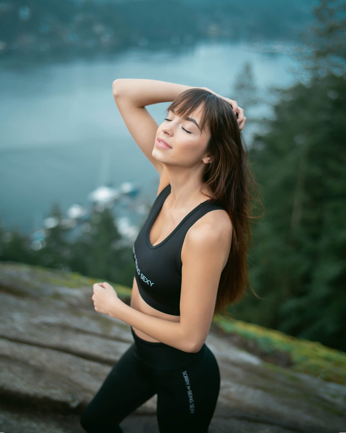 Black Sports Bra